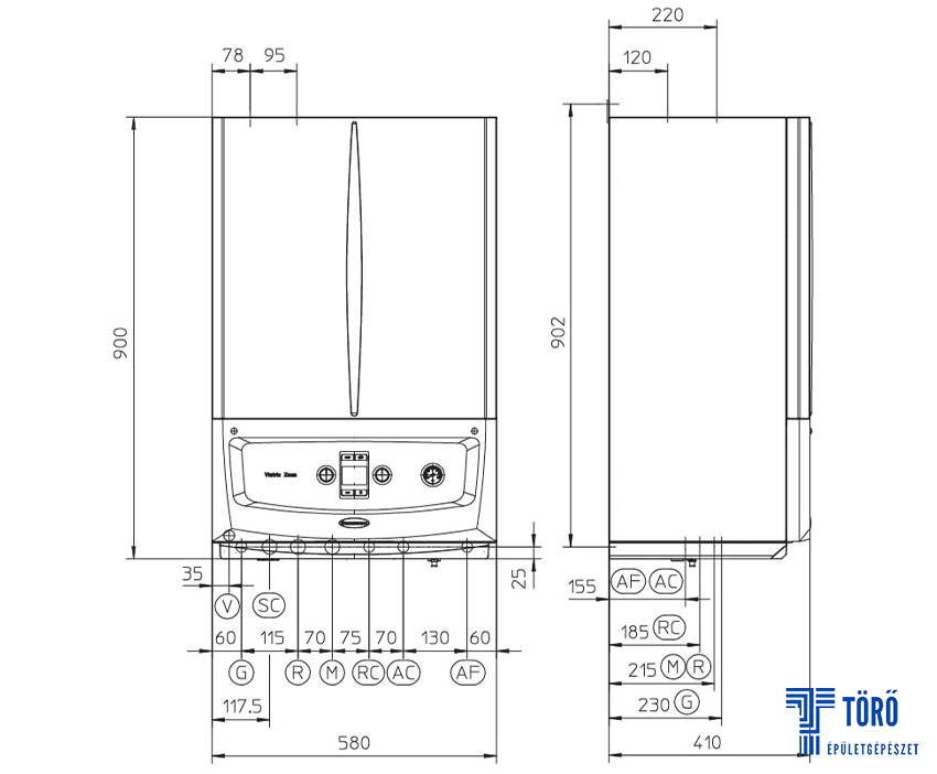 Immergas Victrix ZEUS 25 ErP 25 Kw-os Kondenzációs Kombi Beépített Tárolós Gázkazán - Image 3