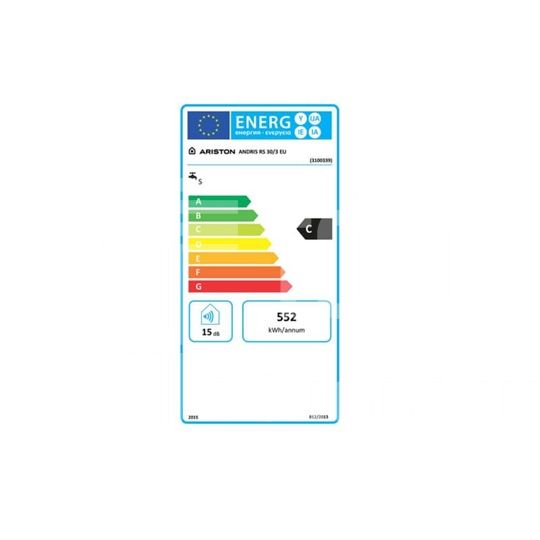 Ariston Andris AN RS 30/3 EU Felsős elektromos vízmelegítő, Bojler - Image 3