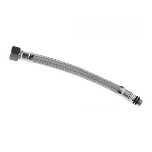 Flexibilis bekötőcső vízre,3/8" holl. - M10*18 - 60 cm