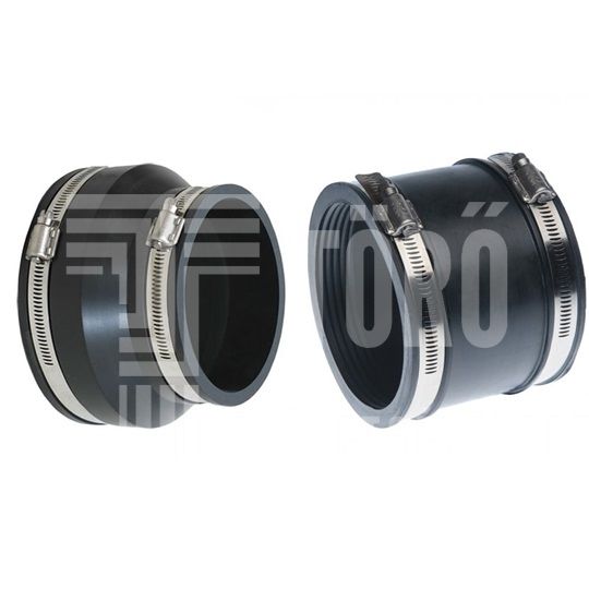 Flexseal gumikarmantyú csőtoldó, XDR 115, átmérő: 100-115 mm - Image 3