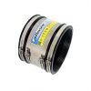 Flexseal gumikarmantyú csőtoldó merevítő pánttal, XSB 410, átmérő: 385-410 mm, hossz: 190 mm
