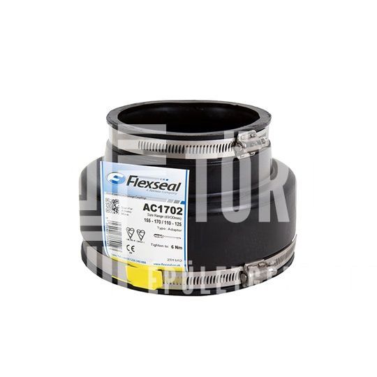 Flexseal szűkített gumikarmantyú , XAC 68/43, átmérő: 60-68 mm-ről 38-43 mm-re