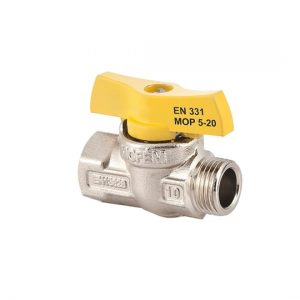 Mofém FLEXUM gáz gömbcsap, 3/4", fix KB csatlakozással