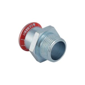 Geberit Mapress szénacél külső menetes átmeneti idom: d=54mm, R=2"