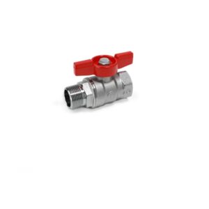 Giacomini golyóscsap 1" KB-fix, pillangó karral R254