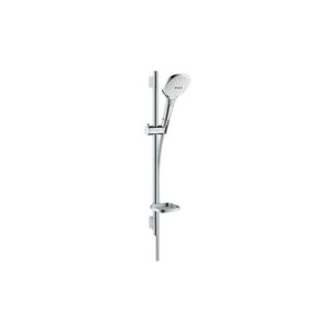 Hansgrohe Raindance Select E 120 3jet kézizuhany/Unica'S Puro fehér/króm