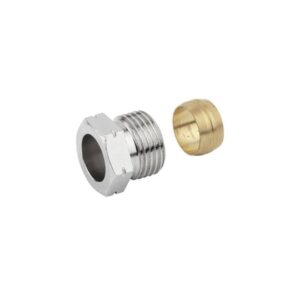 HERZ radiátor szelep csatlakozó csavarzat  1/2"x15mm
