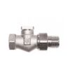 HERZ radiátorszelep visszatérő egyenes 1/2"-3/4" cs. KM