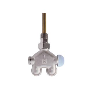 Herz VUA-40 4-járatú termosztatikus szelep sarok 1/2" 150/11 egycs.