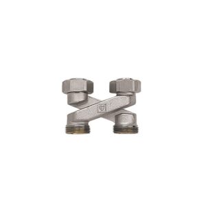 Herz radiátorszelep X keresztcsatlakozó 3/4"x3/4"-40-55mm (2db)