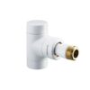 Oventrop Combi E típusú visszatérő szelep, PN10 DN15, 1/2", sarok, fehér