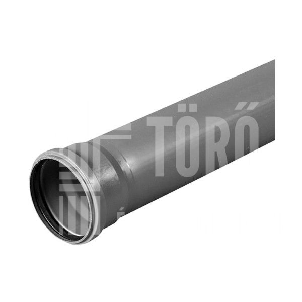 PVC Cső rövid tokos 110x2,2 50cm