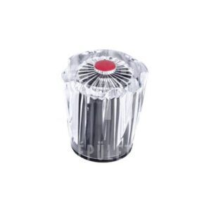 Kristály gomb 1/2″ piros, Ricnis