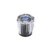 Kristály gomb 3/8″ kék