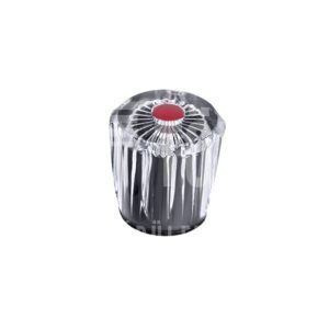 Kristály gomb 3/8″ piros