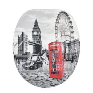 Styron WC ülőke, színes, London, MDF