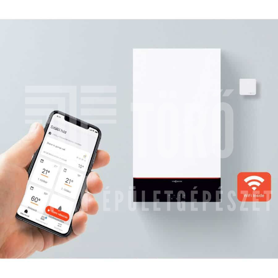 Viessmann Vitodens 100-W S1 B1KF 32 kW kondenzációs kombi gázkazán - Image 5
