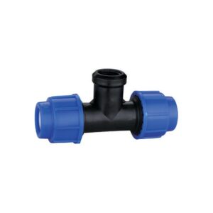 KPE műanyag T-idom 25*3/4"*25 BM